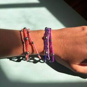 Handmade bracelet sets :)